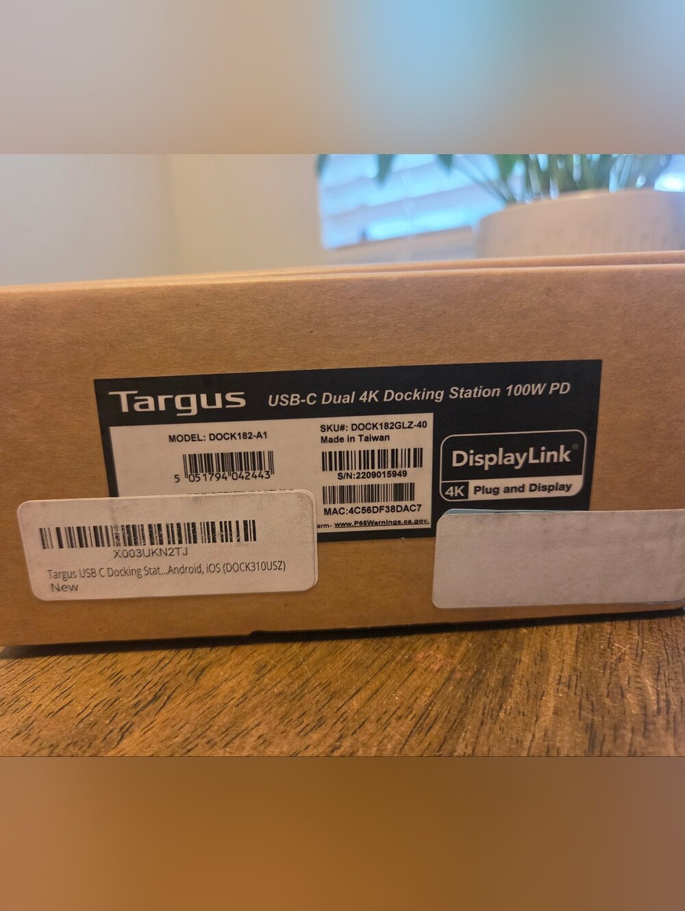 Targus USB-C Dual 4K Docking Station - Black